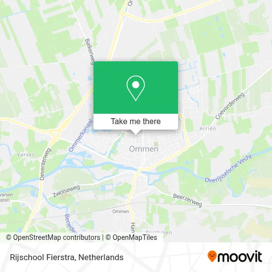 Rijschool Fierstra map