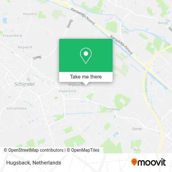Hugsback map