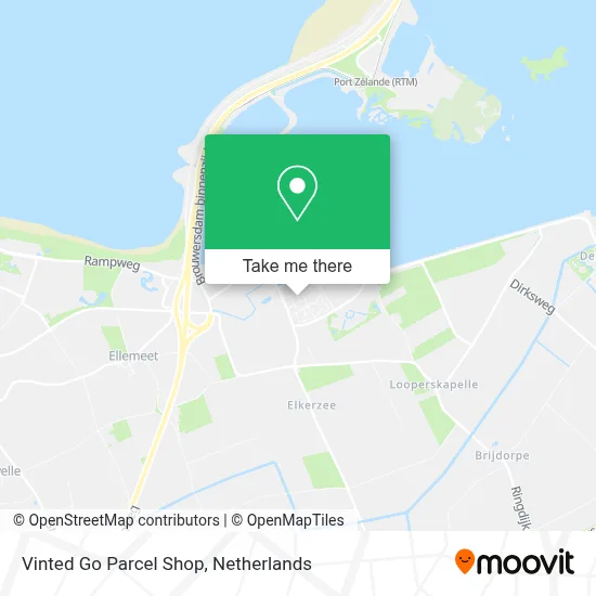 Vinted Go Parcel Shop Karte