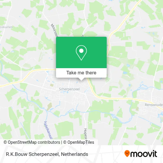 R.K.Bouw Scherpenzeel map
