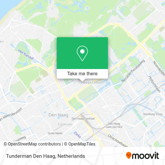 Tunderman Den Haag map