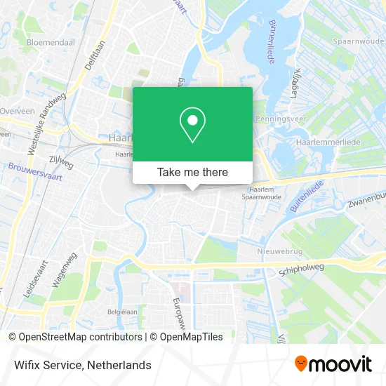 Wifix Service map