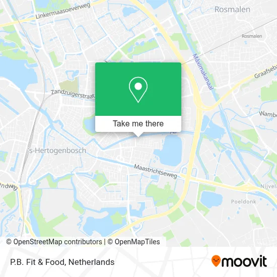 P.B. Fit & Food map