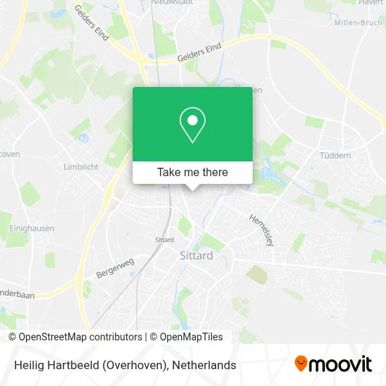 Heilig Hartbeeld (Overhoven) map