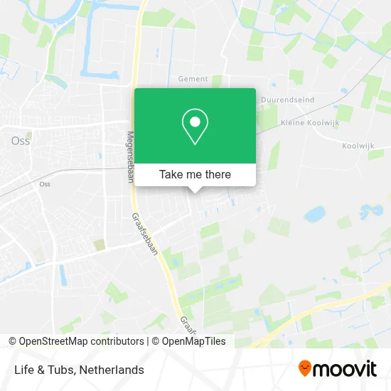 Life & Tubs map