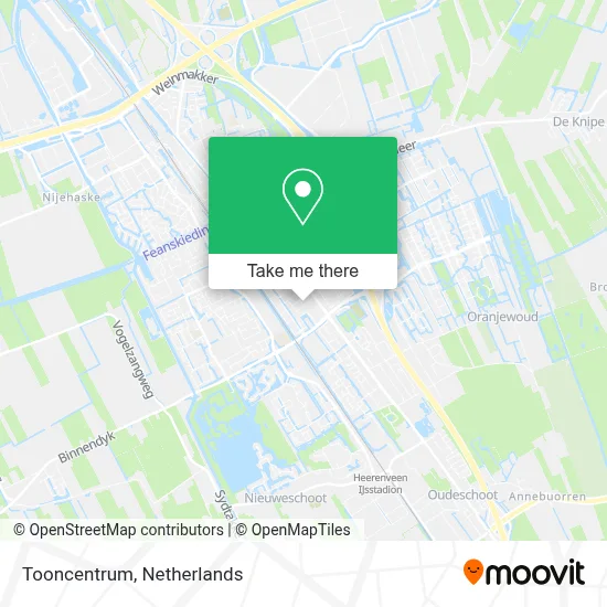 Tooncentrum map