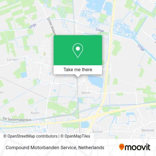 Compound Motorbanden Service Karte