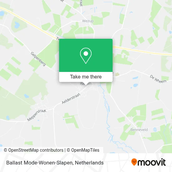 Ballast Mode-Wonen-Slapen map