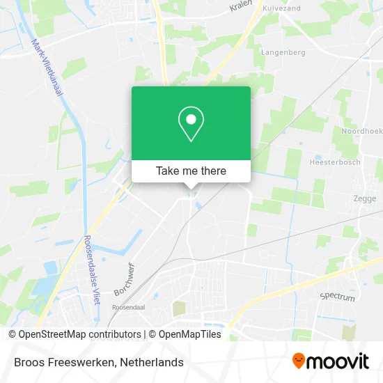Broos Freeswerken Karte