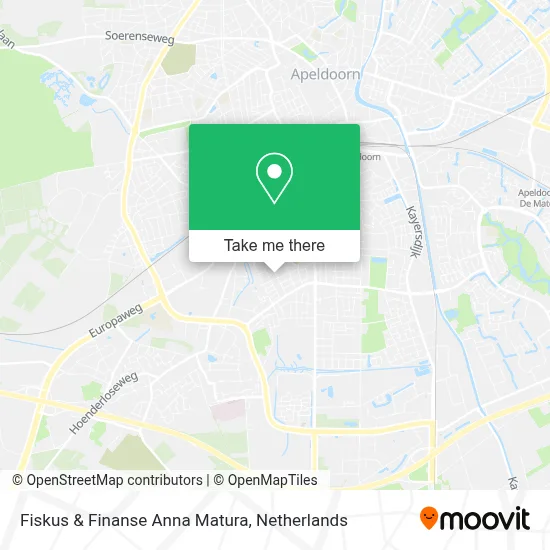 Fiskus & Finanse Anna Matura map