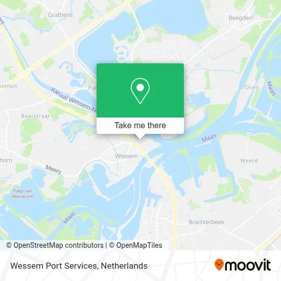 Wessem Port Services map
