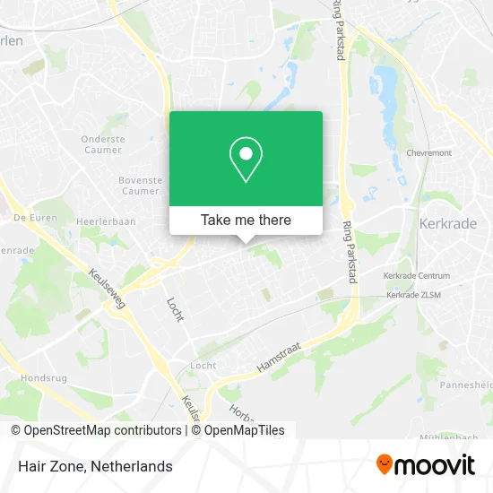 Hair Zone map