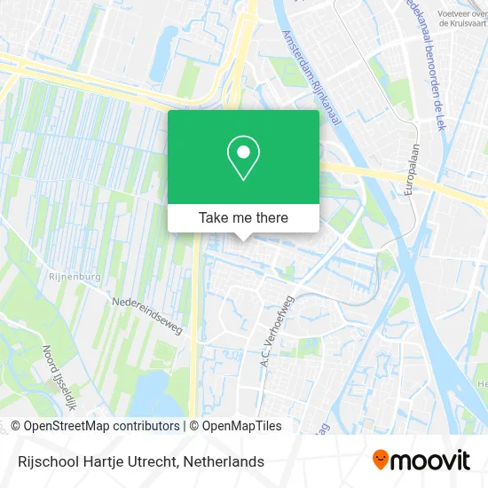 Rijschool Hartje Utrecht map