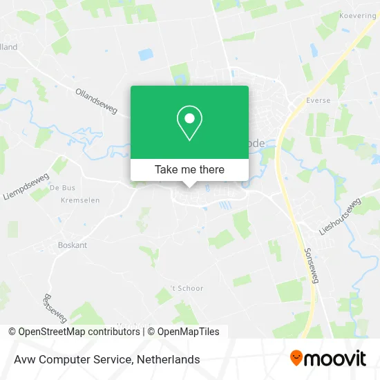 Avw Computer Service map