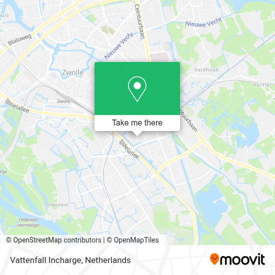 Vattenfall Incharge map