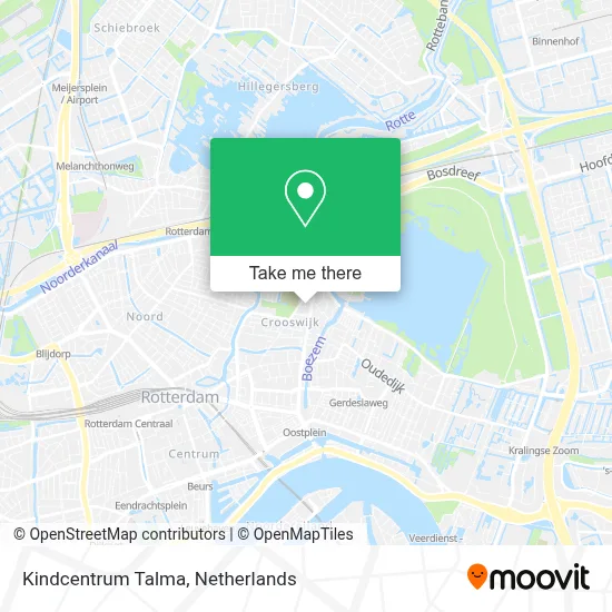 Kindcentrum Talma map