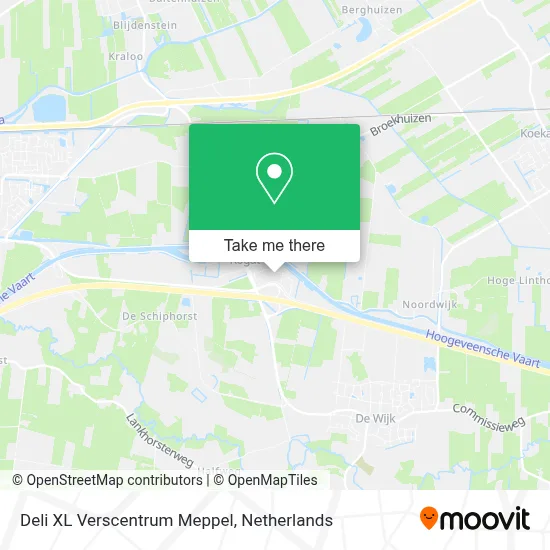 Deli XL Verscentrum Meppel map