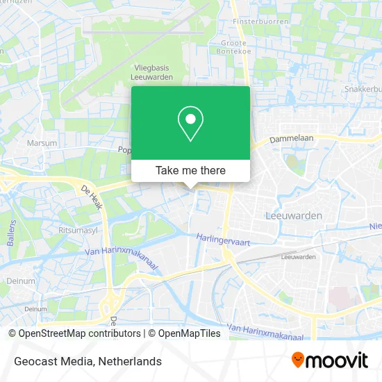 Geocast Media map