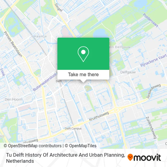 Tu Delft History Of Architecture And Urban Planning map