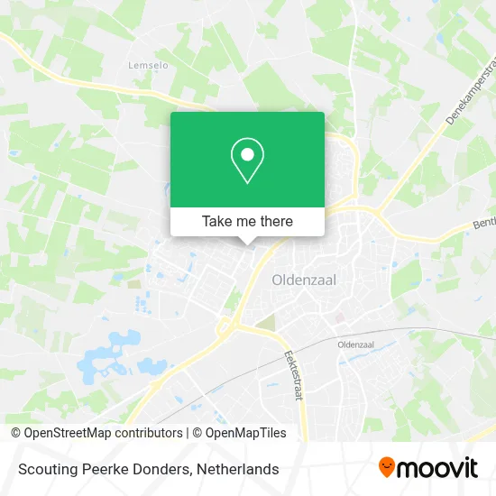 Scouting Peerke Donders map