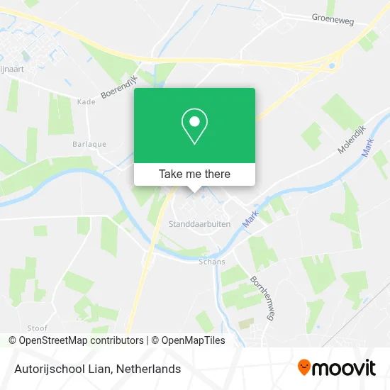 Autorijschool Lian map