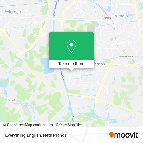 Everything English map