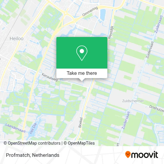 Profmatch map