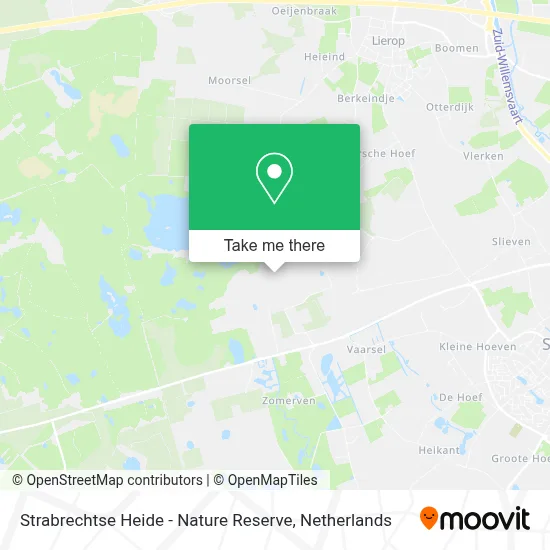 Strabrechtse Heide - Nature Reserve Karte