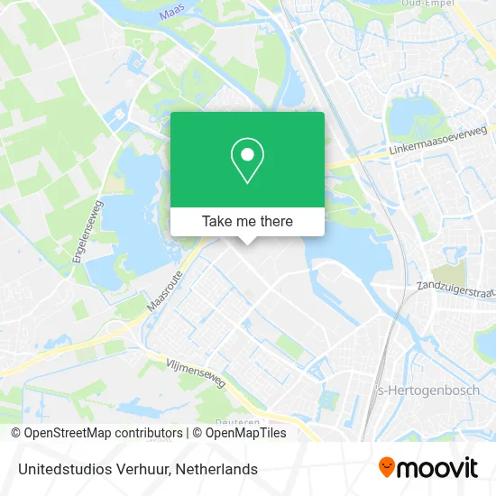 Unitedstudios Verhuur map