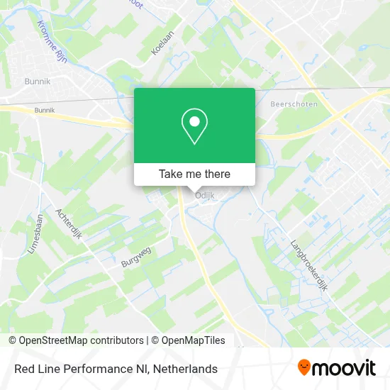 Red Line Performance Nl map