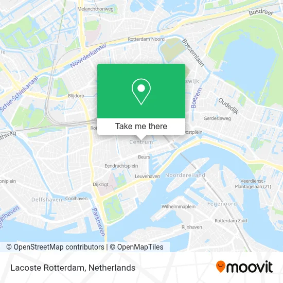 Lacoste Rotterdam map