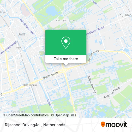 Rijschool Driving4all map