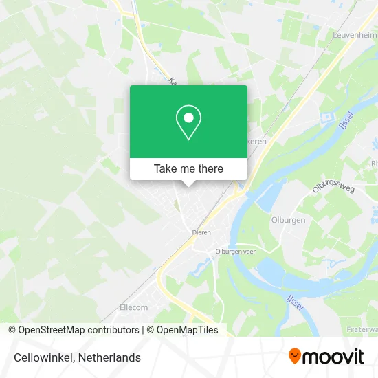 Cellowinkel map