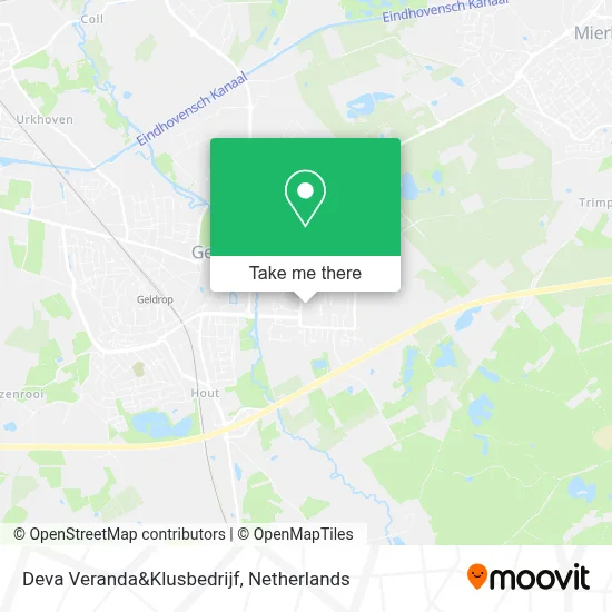 Deva Veranda&Klusbedrijf map