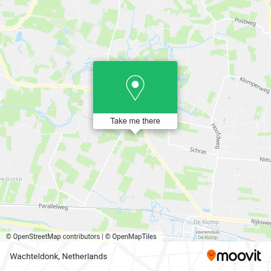 Wachteldonk map