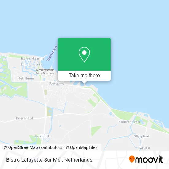 Bistro Lafayette Sur Mer map