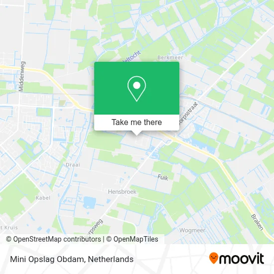 Mini Opslag Obdam map