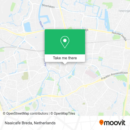 Naaicafe Breda map