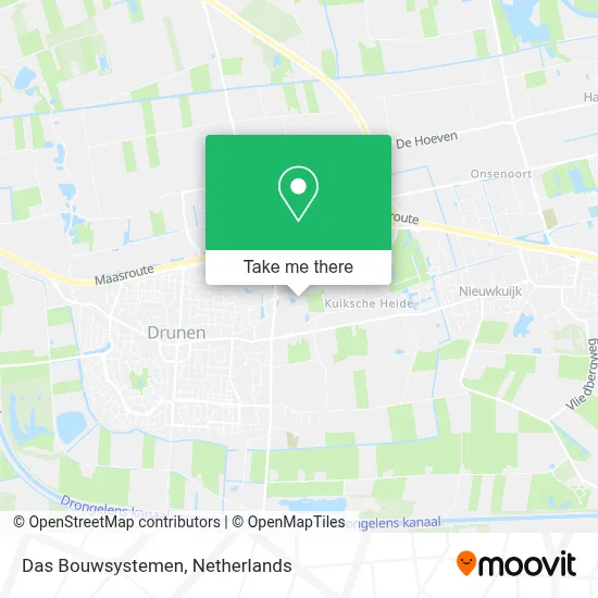 Das Bouwsystemen Karte