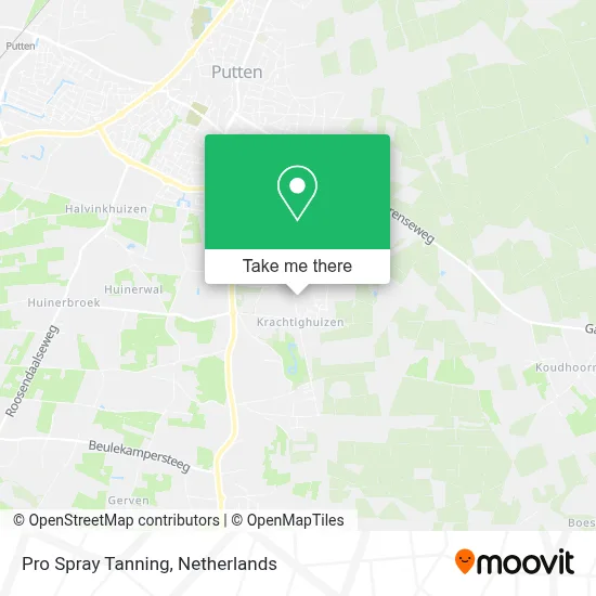 Pro Spray Tanning map