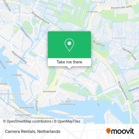 Camera Rentals map