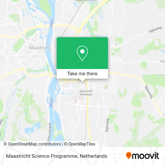 Maastricht Science Programme map