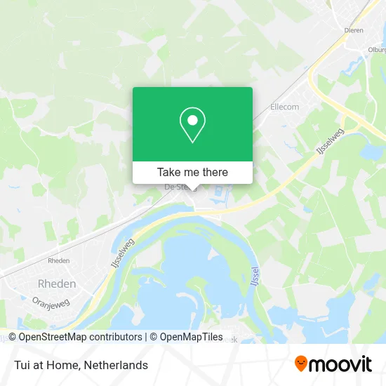 Tui at Home map