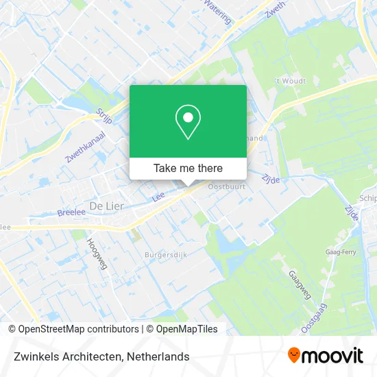Zwinkels Architecten Karte