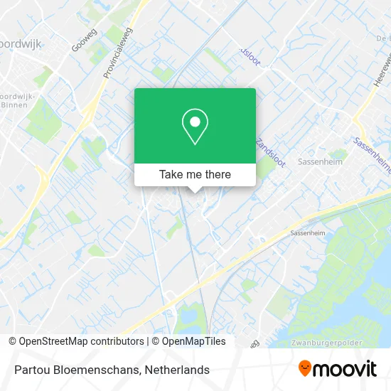 Partou Bloemenschans map