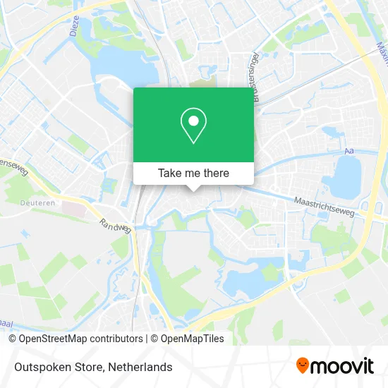 Outspoken Store map