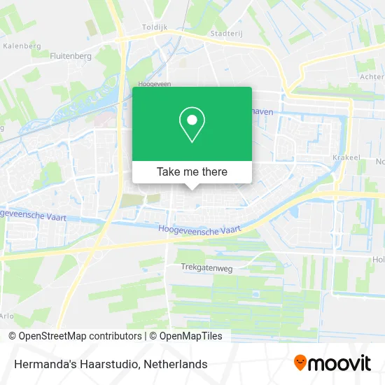 Hermanda's Haarstudio map