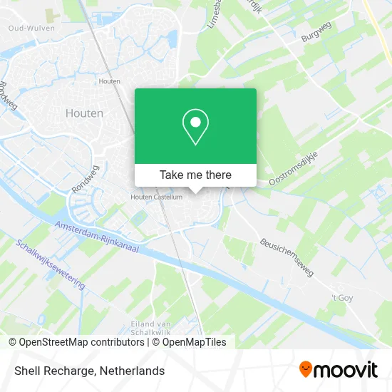 Shell Recharge map
