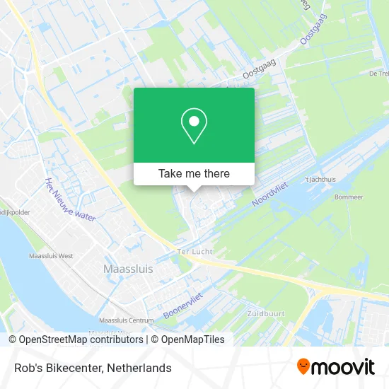 Rob's Bikecenter map