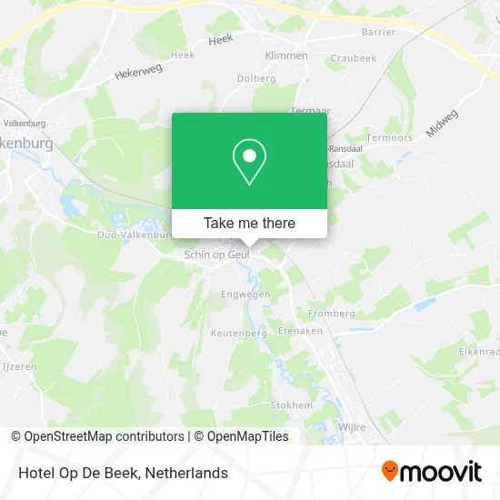 Hotel Op De Beek map